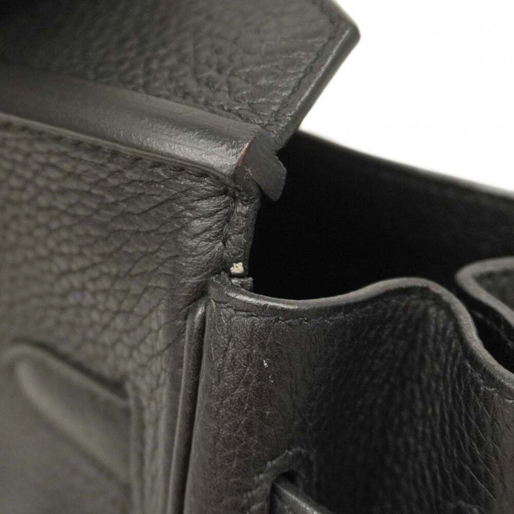 Hermes Hermès Birkin 30 Handbag in Taurillon Clemence Leather, Black, with T ... - Picture 6 of 14